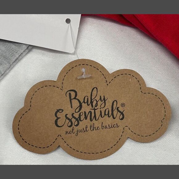 Baby Essentials Boys "Santa's Little Helper" Footie Pajamas Christmas 6 Months - Picture 5 of 7